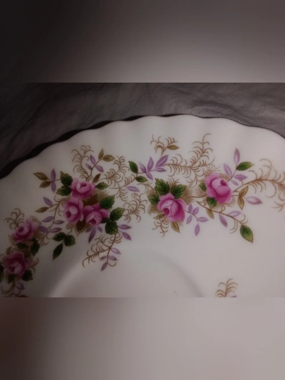Vintage Lavender Rose Tea Cup Saucer Replacement Bone China Royal Albert England